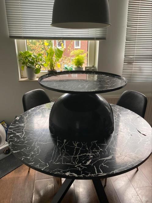 Design salontafel – chique & uniek! (eettafel evt erbij), Huis en Inrichting, Tafels | Salontafels, Zo goed als nieuw, Minder dan 50 cm