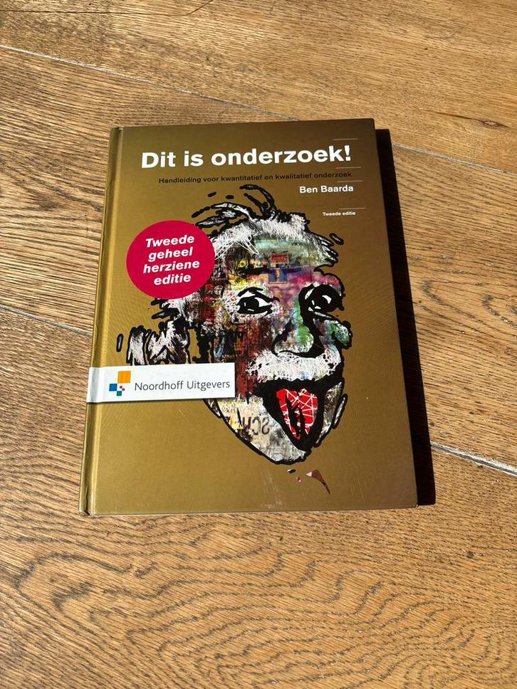 Dit is onderzoek! Ben Baarda - 2e editie, Boeken, Studieboeken en Cursussen, Zo goed als nieuw, HBO, Gamma, Ophalen of Verzenden