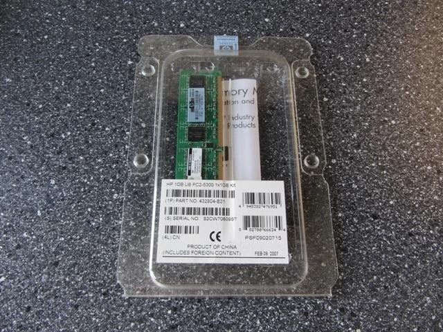 1GB 667MHZ PC2-5300 CL5 ECC DDR2 SDRAM DIMM, Computers en Software, RAM geheugen, Nieuw, Server, 1 GB of minder, DDR2, Ophalen of Verzenden