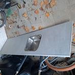 aanrechtblad 232x60 met spoelbak, Ophalen of Verzenden, Zo goed als nieuw, 50 tot 75 cm, Minder dan 100 cm