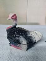 Michel Caugant terrine struisvogel, Antiek en Kunst, Curiosa en Brocante, Ophalen of Verzenden