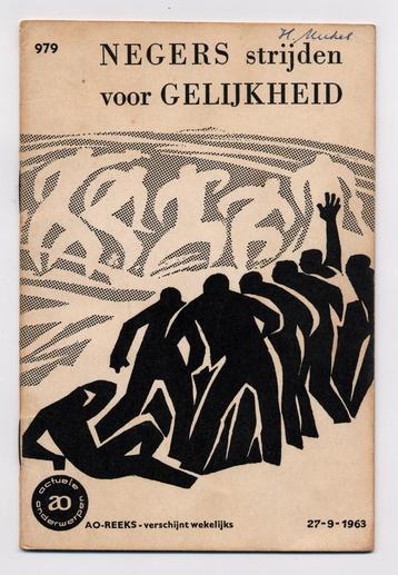 Negers strijden voor gelijkheid - VS Amerika 1963 revolutie beschikbaar voor biedingen