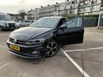 Volkswagen Polo R Line 1.0 TSI 115pk 7-DSG 2019 Zwart, Auto's, Volkswagen, 47 €/maand, Te koop, Geïmporteerd, 5 stoelen