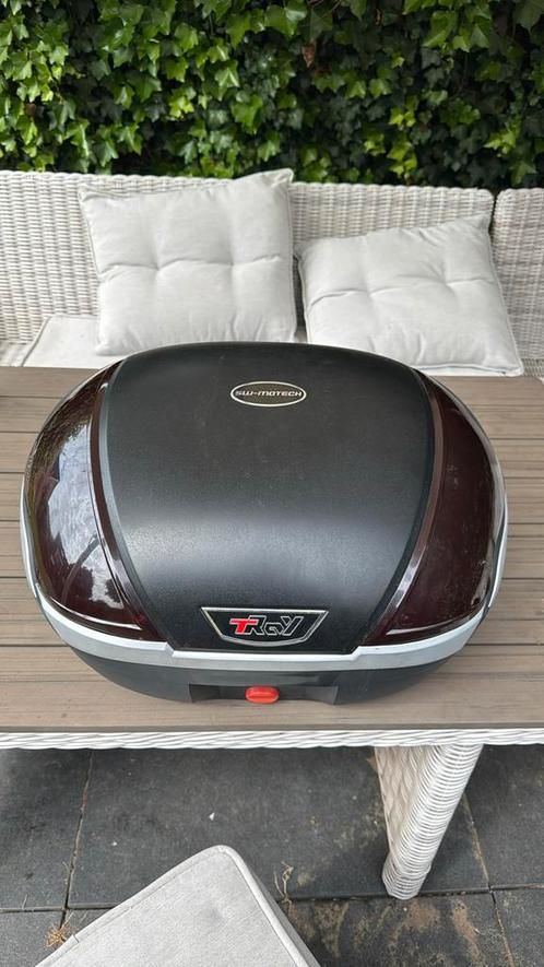 SW-Motech topkoffer compleet met bevestigingsplaat, Motoren, Accessoires | Koffers en Tassen, Gebruikt, Ophalen of Verzenden
