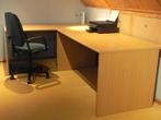 2 bureautafels 160x80 cm. beuken, Ophalen, Gebruikt, Bureau