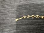 14 k gouden koffieboon schakel armband 6,5 gram, Ophalen of Verzenden, Nieuw, Goud, Goud