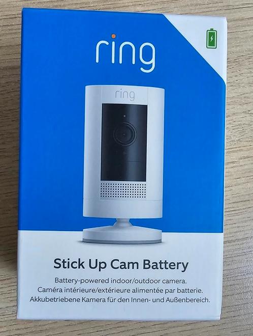 Ring Stick Up Cam Battery 65,- aanbieding, Audio, Tv en Foto, Videobewaking, Nieuw, Binnencamera, Ophalen of Verzenden