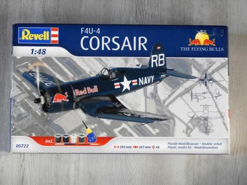 F4U-4 Corsair Red Bull Revell, Hobby en Vrije tijd, Modelbouw | Vliegtuigen en Helikopters, Nieuw, Vliegtuig, Groter dan 1:72