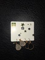 2 paar Hema oorbellen, Overige materialen, Hangers, Zwart, Nieuw