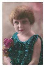 954567	Vintage	oude kinderkaart	Fantasie	Meisje	1931	 Gelope, Verzamelen, Ansichtkaarten | Themakaarten, Gelopen, Kinderen, Ophalen of Verzenden