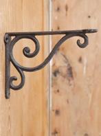 Gietijzeren plankdrager - steun voor plank Bruin, -, -, Nieuw, Ophalen of Verzenden