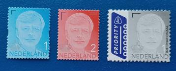 Set koning Willem-Alexander 2024 (gestanste postzegels)  beschikbaar voor biedingen