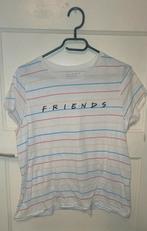 Friends t-shirt with stripes, Verzenden, Korte mouw
