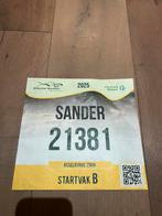 Startbewijs midwinter marathon Apeldoorn 21km, Sport en Fitness, Loopsport en Atletiek, Verzenden, Zo goed als nieuw, Overige typen