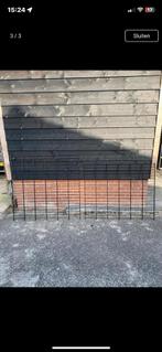 Aangeboden twee rest stukken nieuw hekwerk, Tuin en Terras, Ophalen of Verzenden, Zo goed als nieuw, IJzer, Tuinhek
