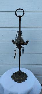 walvisolielamp olielamp messing, Ophalen of Verzenden