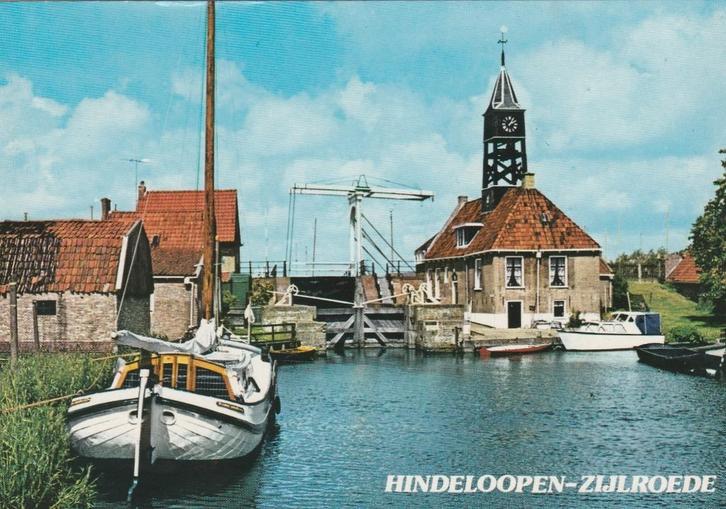 HINDELOOPEN Zijlroede, Verzamelen, Ansichtkaarten | Nederland, Gelopen, Friesland, 1980 tot heden, Verzenden