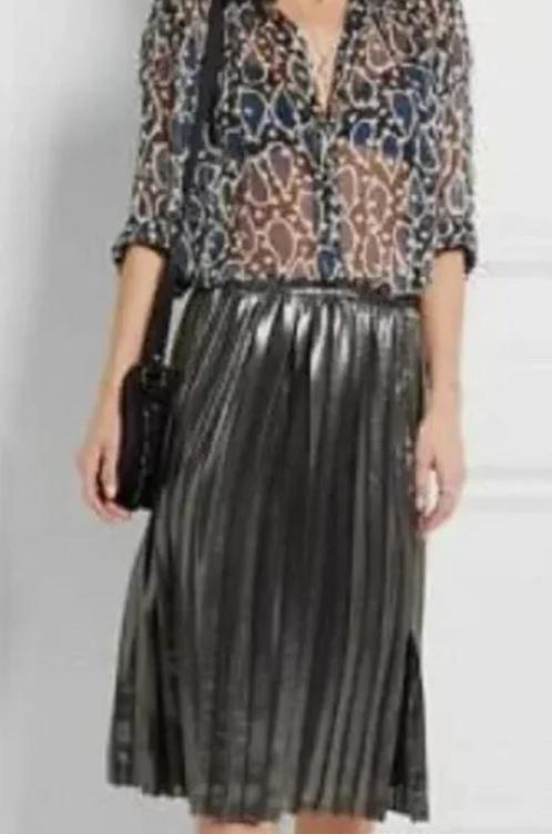 NIEUW Isabel Marant Etoile prachtige metallic rok mt M/S, Kleding | Dames, Rokken, Nieuw, Maat 36 (S), Zwart, Onder de knie, Ophalen