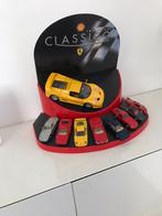 Shell Ferrari display met 1x1:18 en 8x 1:43 Ferrari auto’s, Ophalen, Zo goed als nieuw, Auto's