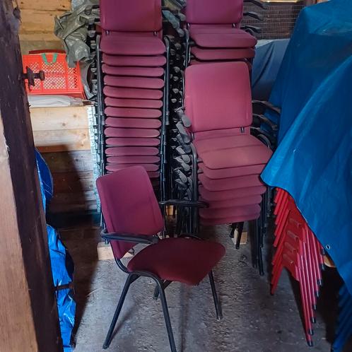 100 x partij stapelstoelen stackchairs kantine kerk stoelen, Huis en Inrichting, Stoelen, Gebruikt, Vijf, Zes of meer stoelen