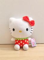 Hello Kitty aardbeien knuffel, Kinderen en Baby's, Speelgoed | Knuffels en Pluche, Ophalen of Verzenden, Nieuw, Poes