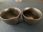 Gusta table Asia / 2 antracietgrijze schaaltjes, Huis en Inrichting, Keuken | Servies, Ophalen of Verzenden, Overige stijlen, Porselein