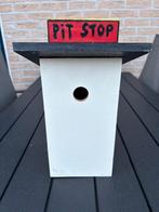Vogelhuisje 'Pit Stop' - Handgemaakt, Ophalen of Verzenden, Gebruikt