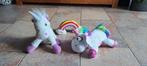 Eenhoorn Knuffel, deurstopper & Regenboog Spaarpot Set, Ophalen of Verzenden, Zo goed als nieuw, Paard