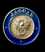 Jaguar speld- zilverkleur- blauw gelakt, Nieuw, Transport, Speldje of Pin, Verzenden