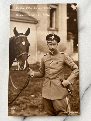 Wo1: ak kroonprins Wilhelm kampf in Verdun beschikbaar voor biedingen