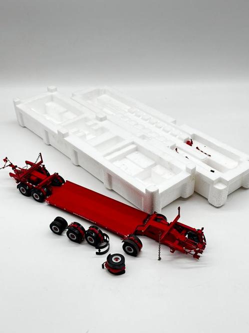 NZG SCHEUERLE gedwongen bestuurbare dieplader MAMMOET, Hobby en Vrije tijd, Modelauto's | 1:50, Nieuw, Bus of Vrachtwagen, NZG