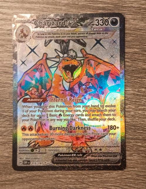 Charizard ex Full Art (OBF215), Hobby en Vrije tijd, Verzamelkaartspellen | Pokémon, Zo goed als nieuw, Losse kaart, Ophalen of Verzenden