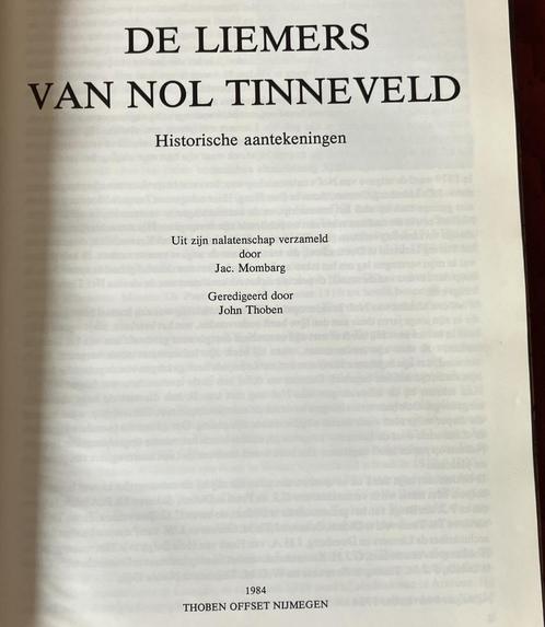 Boek van De Liemers van Nol Tinneveld 1984, Boeken, Geschiedenis | Stad en Regio, Zo goed als nieuw, 20e eeuw of later, Verzenden