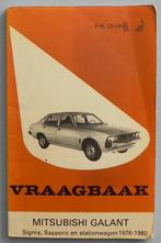 Vraagbaak Mitsubishi Galant Sigma, Sapporo en stationwagon 1, Ophalen of Verzenden