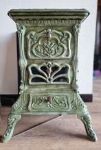 Jugendstil Groen Gietijzeren Fornuis/Kachel, Antiek en Kunst, Antiek | Woonaccessoires, Ophalen