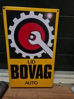 Bovag langcat orgineel emaille, Ophalen of Verzenden, Zo goed als nieuw, Reclamebord