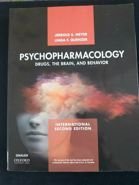 Studieboek psychopbiologie Psychopharmacology (drugs, the ), Boeken, Studieboeken en Cursussen, Gelezen, Beta, Ophalen of Verzenden