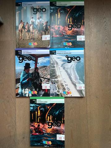 De Geo VWO Aardrijkskunde - Diverse Katernen beschikbaar voor biedingen