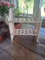 Brocante eierrekje roze, Huis en Inrichting, Woonaccessoires | Krantenbakken en Lectuurbakken, Ophalen of Verzenden, Zo goed als nieuw