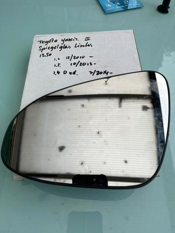 Spiegelglas Toyota Yaris 2010-2014 links beschikbaar voor biedingen