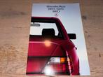 Folder Mercedes-Benz 200D, 250D, 300D (W124) 1985, Ophalen of Verzenden, Zo goed als nieuw, Mercedes