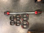 Les mills smart bar set stang met schijven, Ophalen of Verzenden, Halterset, Gebruikt, Smartbar