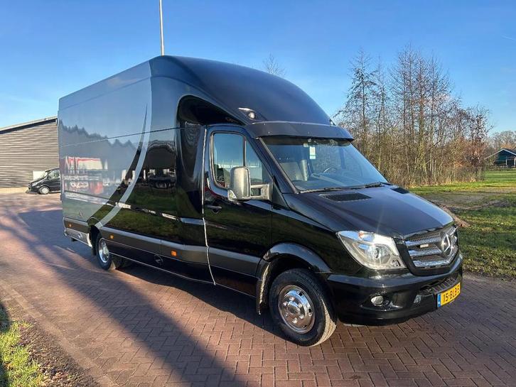 Mercedes-Benz Sprinter 519 C1 RIJBEWIJS Polyester half-integ, Auto's, Vrachtwagens, Bedrijf, Te koop, Achteruitrijcamera, Airconditioning