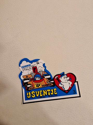 648 Usventje Sticker - Vintage! 2 Verschillende  beschikbaar voor biedingen