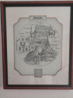 Tk. Glas gravure Franeker, Antiek en Kunst, Ophalen of Verzenden
