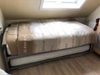 te koop, onderschuifbed, 2x 1 persoons, Huis en Inrichting, Ophalen, 90 cm, Tweepersoons, Zo goed als nieuw