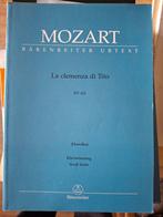 La Clemenza di Tito Mozart Bärenreiter, Verzenden, Gebruikt, Artiest of Componist, Klassiek