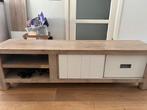 Tv kast, eiken white wash 160x40, Huis en Inrichting, Kasten | Televisiemeubels, Ophalen, Zo goed als nieuw, 25 tot 50 cm, Minder dan 100 cm