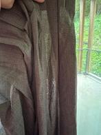 Lichtdoorlatend taupe kleur gordijn h267 b320, Ophalen of Verzenden, Zo goed als nieuw, 200 cm of meer