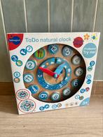 Houten leerklok speelklok planbord NIEUW Imaginarium, Ophalen of Verzenden, Nieuw